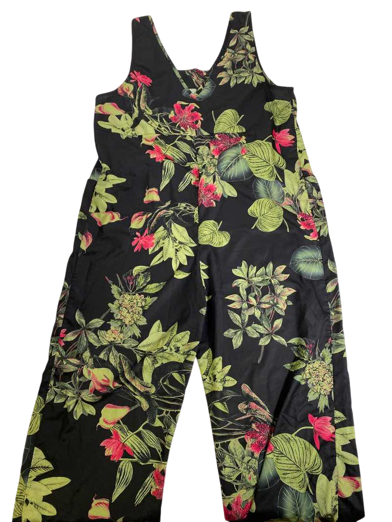 None Sleeveless Jumpsuit Dresses