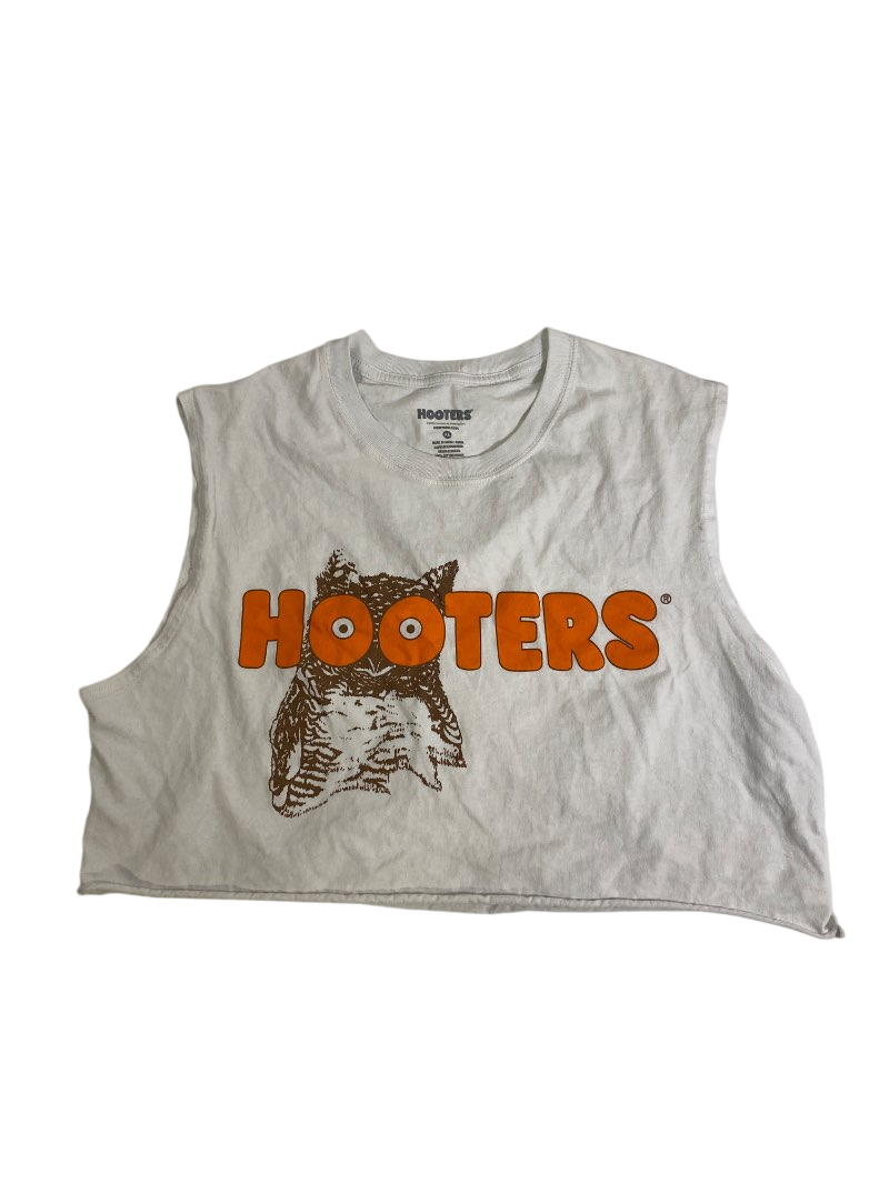 Hooters  Cropped Sleeveless Tanks