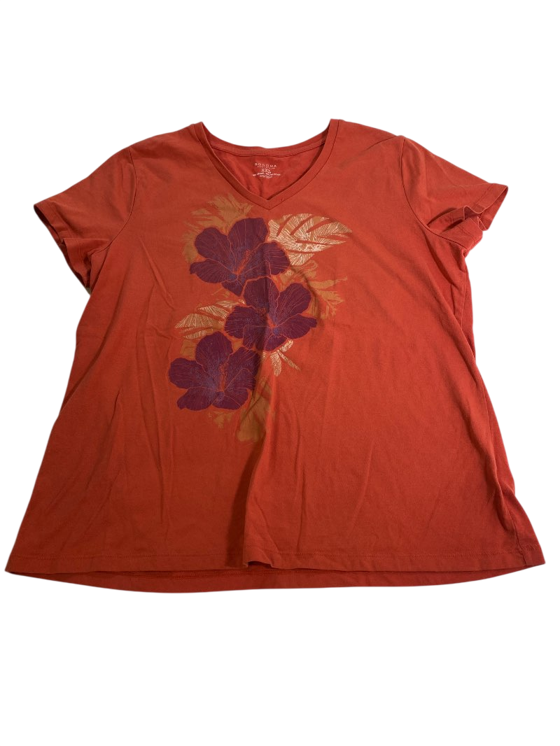 Sonoma  V-Neck Graphic Short Sleeves