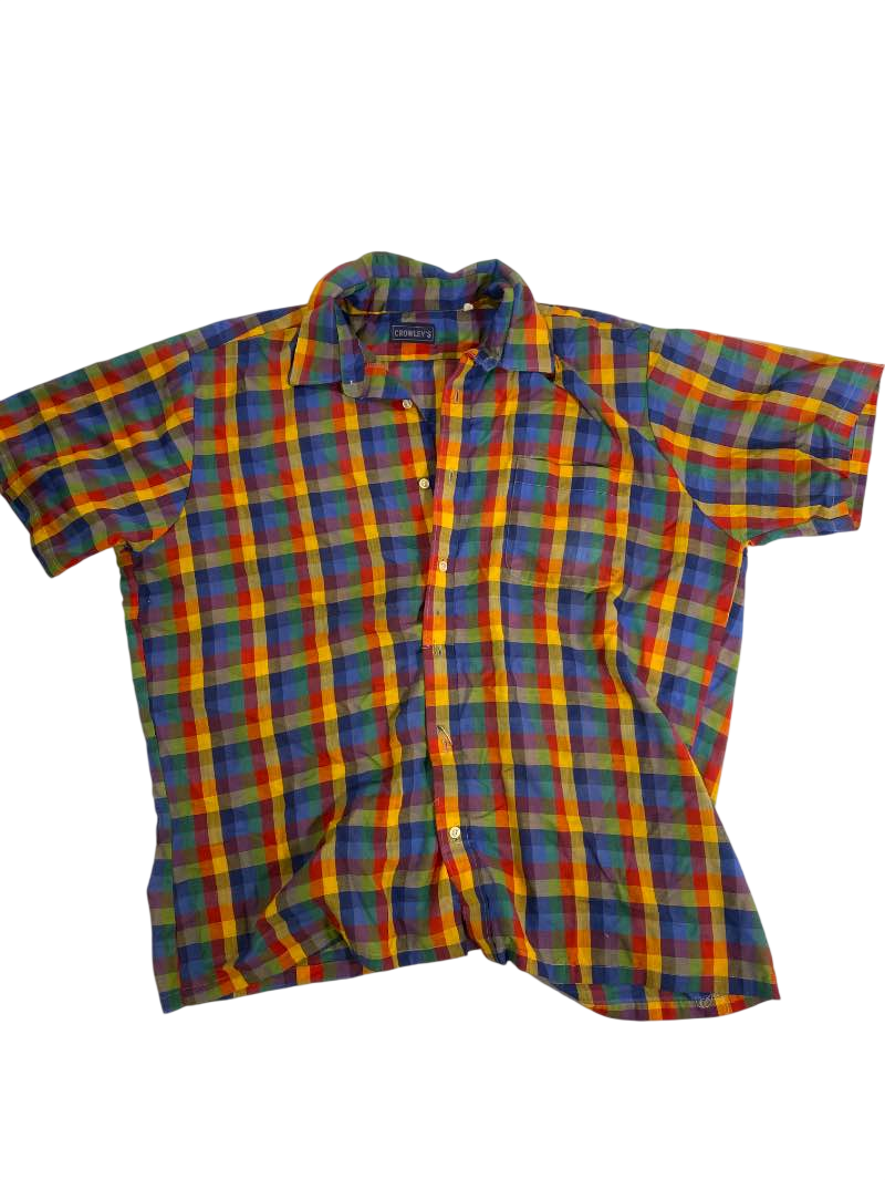 Crowley’s Plaid Button-Up Shirt Vintage