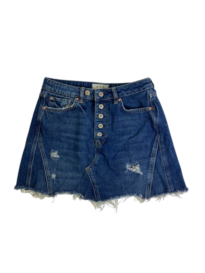 Free People  Button Front Skirt