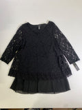 Alfani  Lace Overlay Long Sleeves