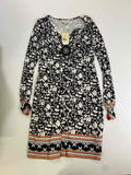 Eci  Floral V-Neck Dresses