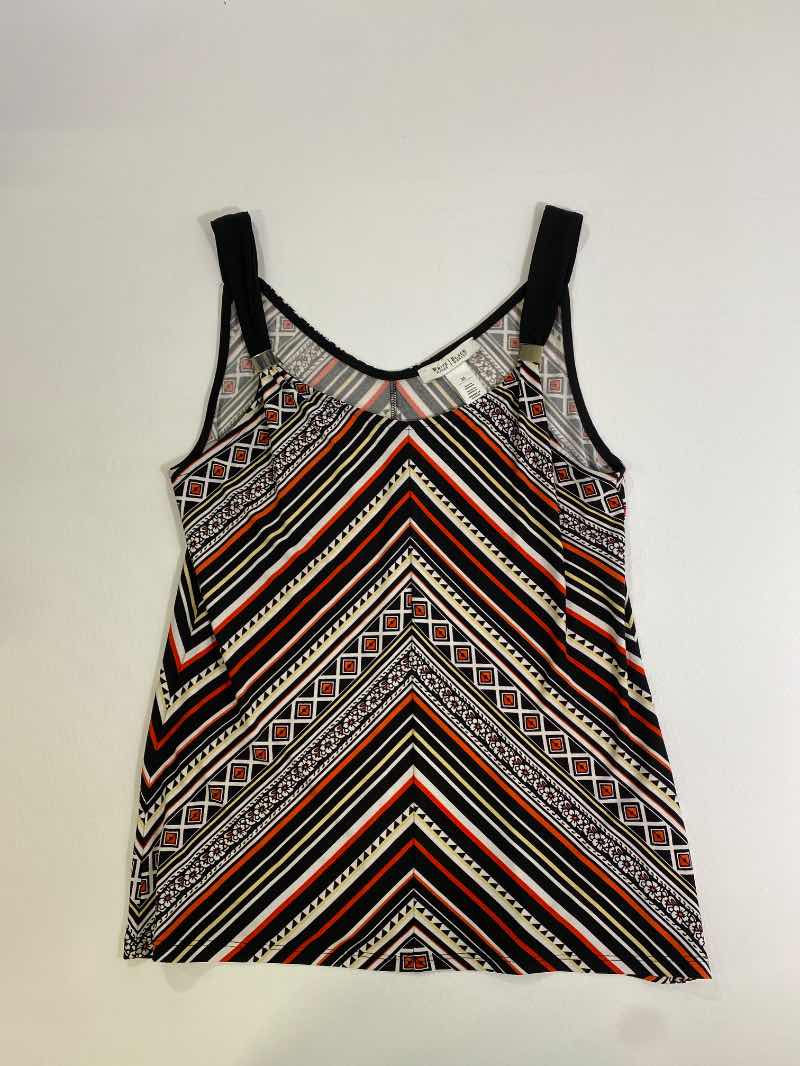 White House Black Market  Chevron Print Tanks