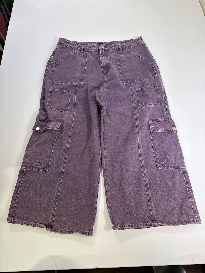Cider Wide Leg Cargo Pants