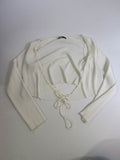 Cider Tie Front Long Sleeves