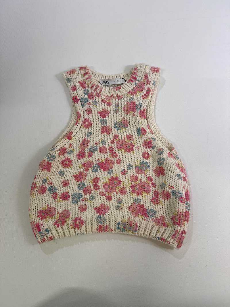Zara Floral Knit Tanks