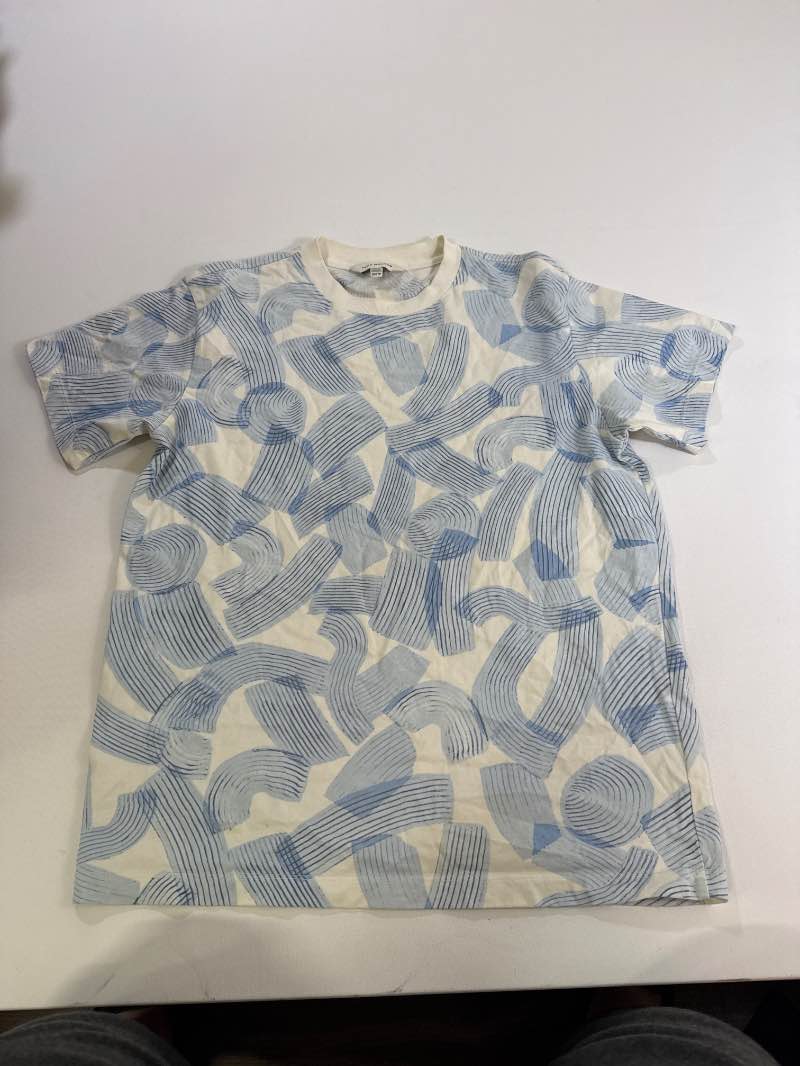 Club Monaco Patterned T-Shirt Short Sleeves