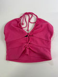 Wild Fable Ruched Halter Tanks
