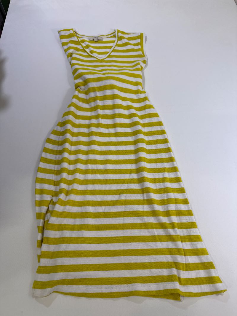Loft  Striped V-Neck Dresses