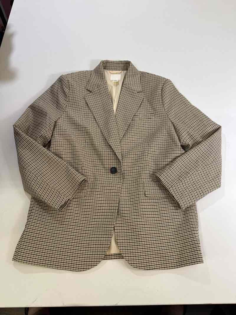 H&M Checkered Blazer Outerwear