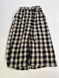 Checked Midi Skirt