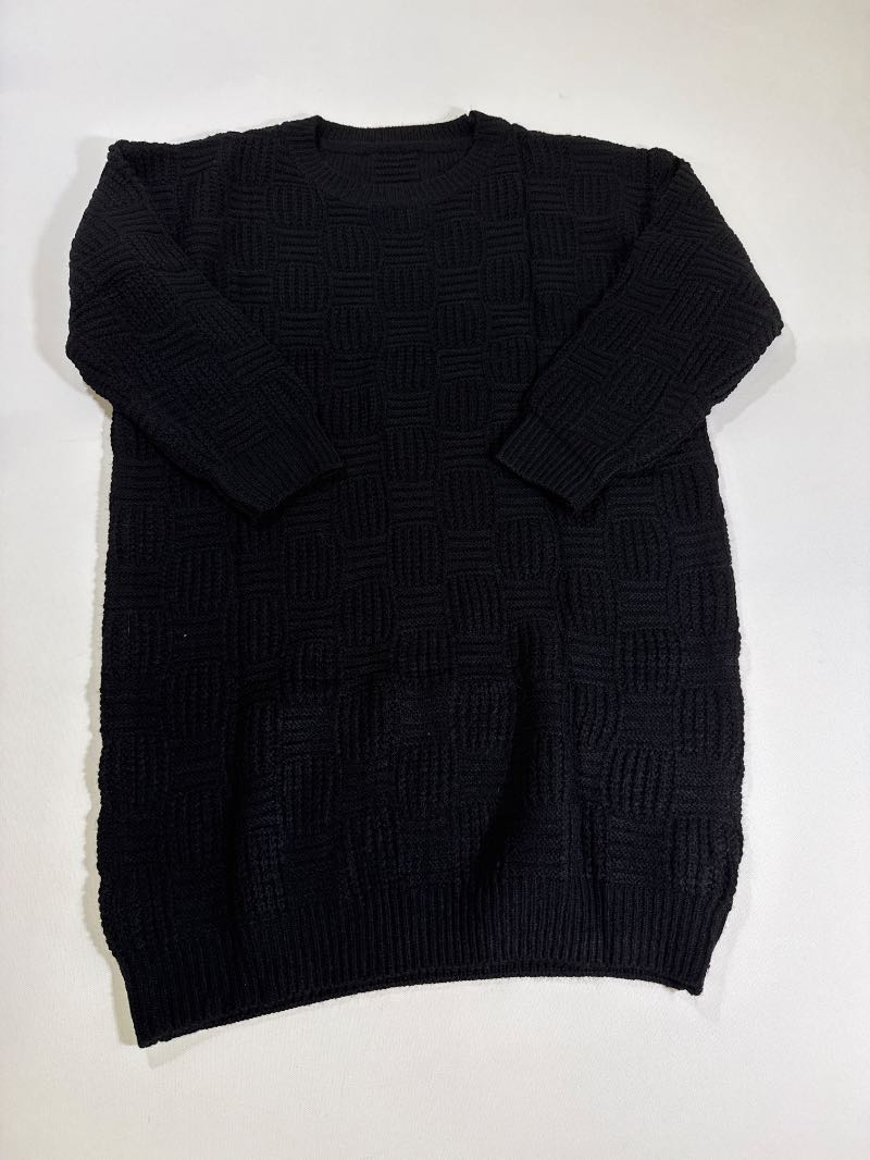 Textured Sweater Dress Dresses