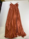 Birdy Gray Spaghetti Strap Gown Dresses