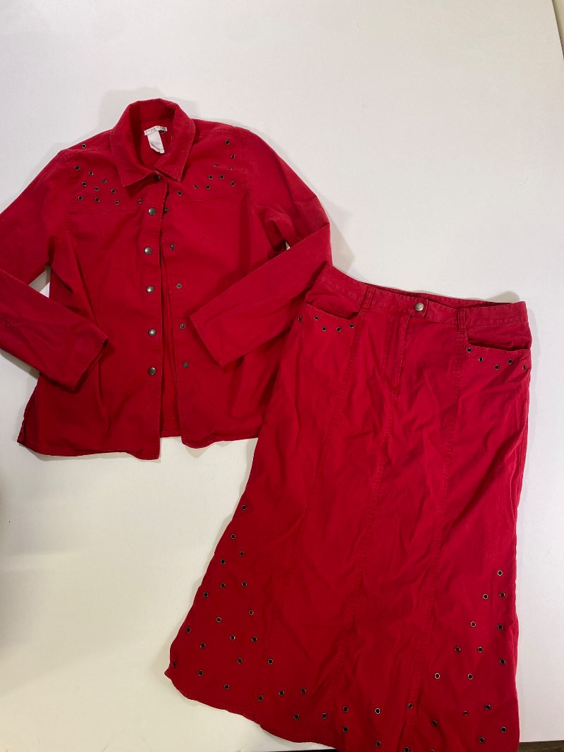 Spanner Sport Eyelet Skirt Set Vintage