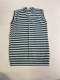 None Striped Sleeveless Top Vintage