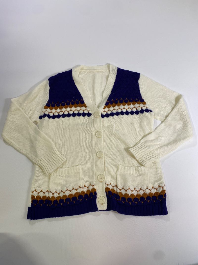 None Vintage Knit Cardigan Vintage