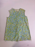 None Floral Sleeveless Blouse Vintage