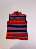 None Striped Sleeveless Top Vintage