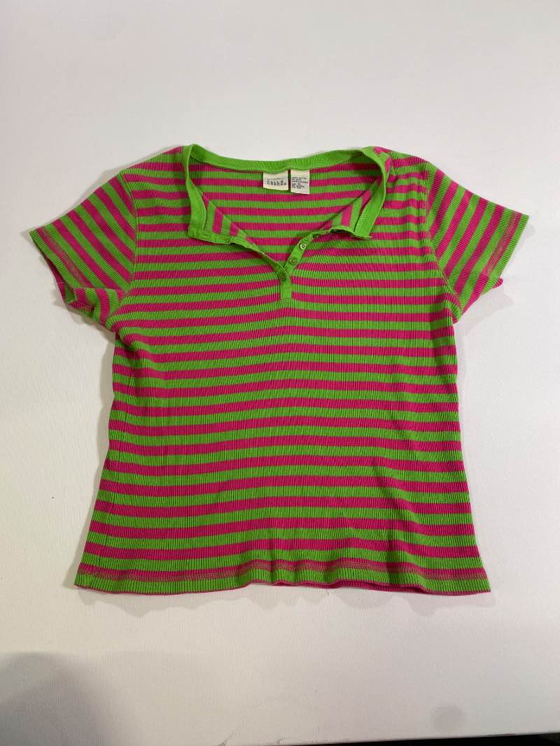 Falls Creek  Striped Polo Short Sleeves