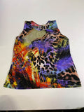 None Sleeveless Printed Tanks