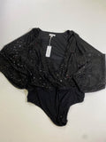 Gilli  Sequin Bodysuit Long Sleeves
