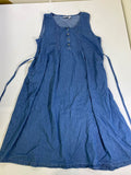 Vermont Country Store  Denim Sleeveless Dress Vintage