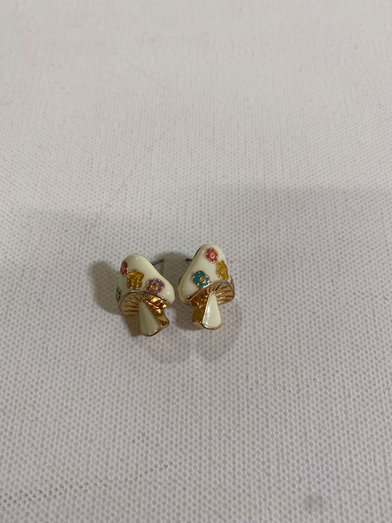 None Mushroom Studs Jewelry