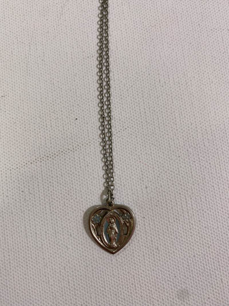 None Heart Pendant Necklace Jewelry