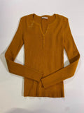 Active USA Henley Ribbed Long Sleeves