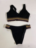 Shein Textured Bikini Swimwear