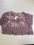 Entro Lace Cardigan Short Sleeves