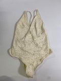 None V-Neck One-Piece Swimwear