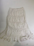 None Tiered Ruffle Skirt