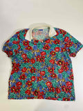 Cape Cod  Floral Polo Shirt Vintage