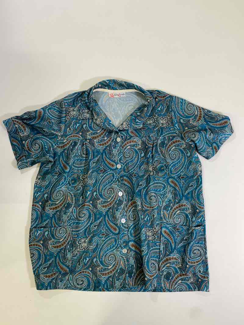 Spoolworks Paisley Button-Up Vintage