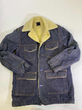 Sears  Sherpa-Lined Denim Jacket Vintage
