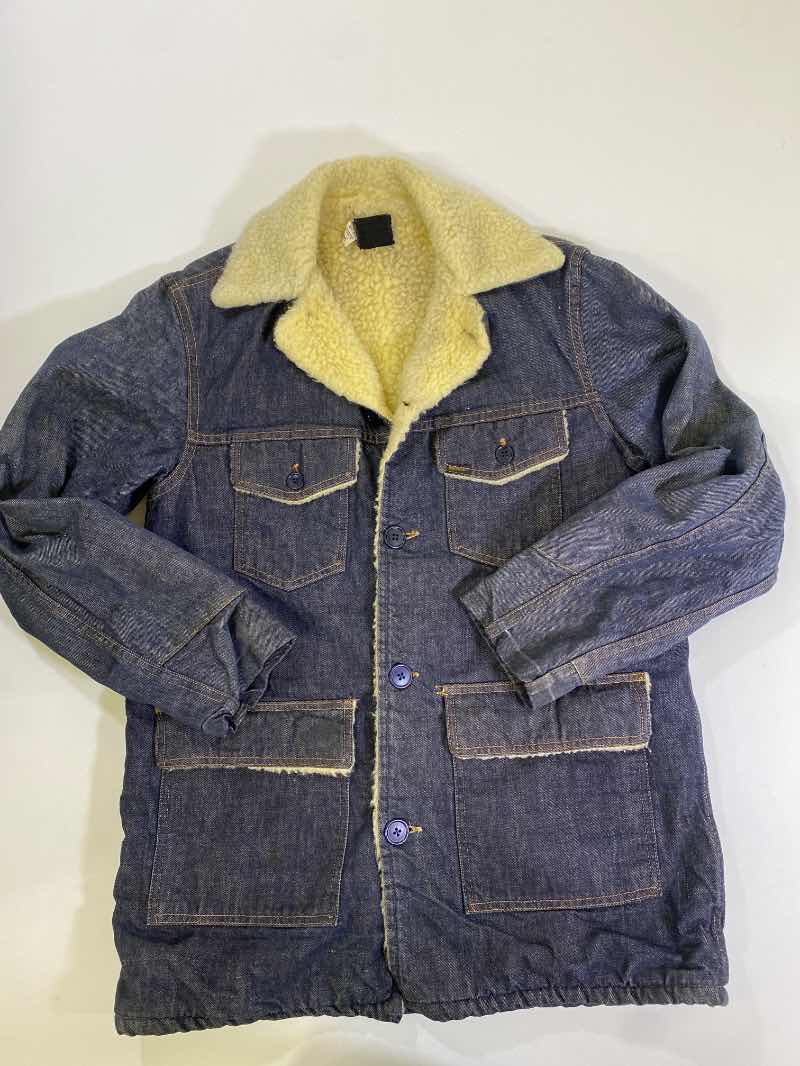 Sears  Sherpa-Lined Denim Jacket Vintage