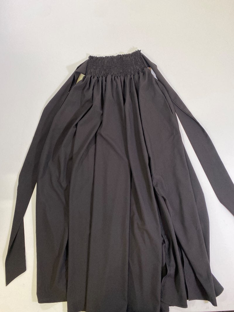 None Smocked Waist Skirt