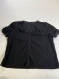 Shein  V-Neck Lace Short Sleeves