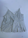 Shein  Sequin V-Neck Tanks
