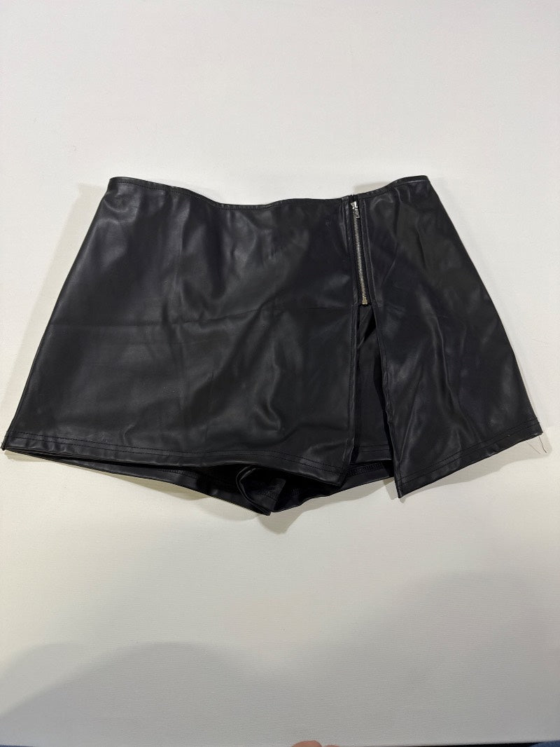 Leather Look Shorts