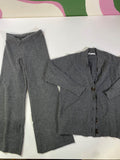 Zara  Wide Leg Cardigan Set