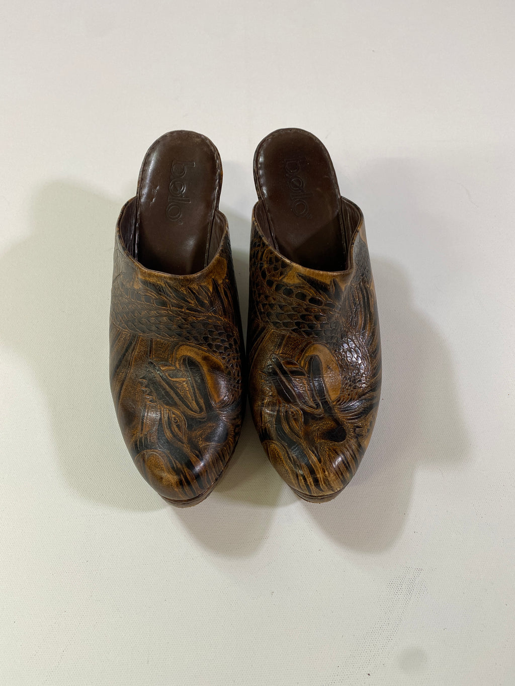 Bolo Vintage Leather Clogs Vintage