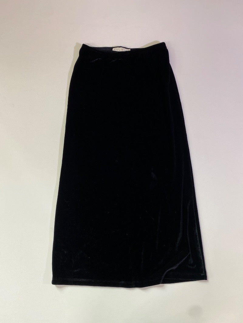 Tiramisu  Velvet Midi Skirt Vintage