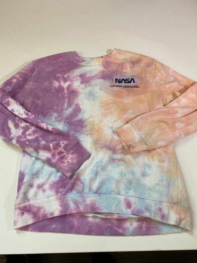 Hyper Space  Tie-Dye Sweatshirt Long Sleeves