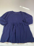 Coldwater Creek  Pleated Tunic Long Sleeves