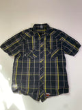 No Fame  Plaid Button-Up Men's