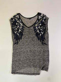Rock & Republic  V-Neck Sleeveless Tanks