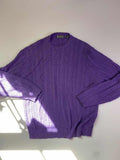 Hickey Freeman Cable Knit Sweater Men's